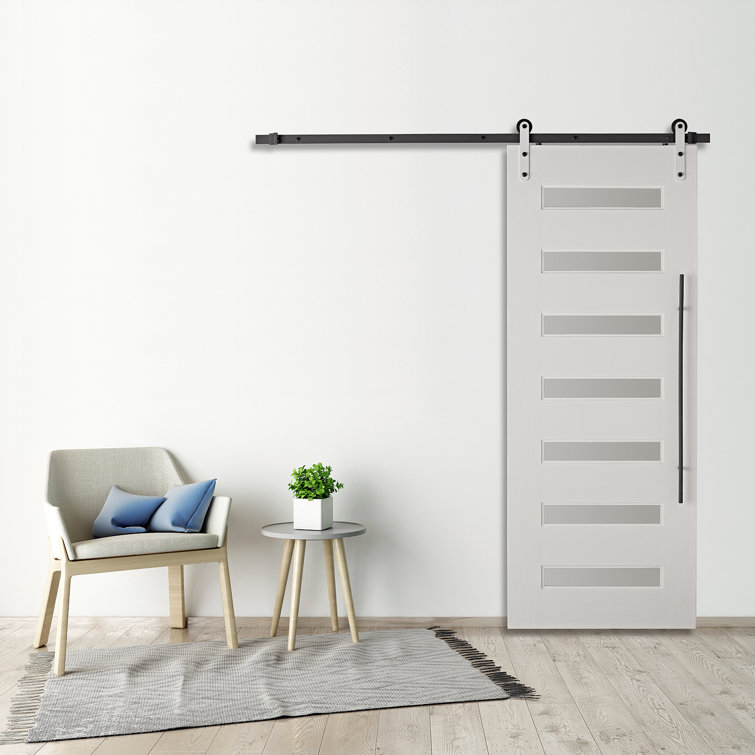 Renin Citi White Steel Barn Door Hardware Kit Standard Single Wayfair